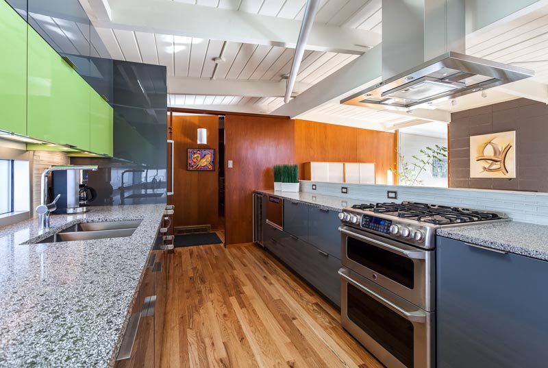 Contemporary Lime Green Kitchen Remodel In Denver Jm Kitchen And