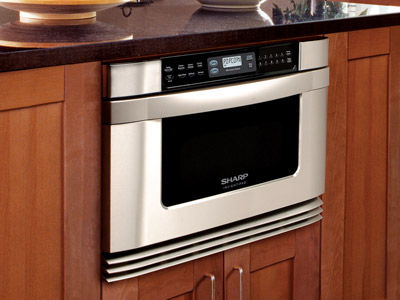 Kitchen Design Denver on This Sharp Microwave Drawer Is Built Into Your Kitchen Cabinets