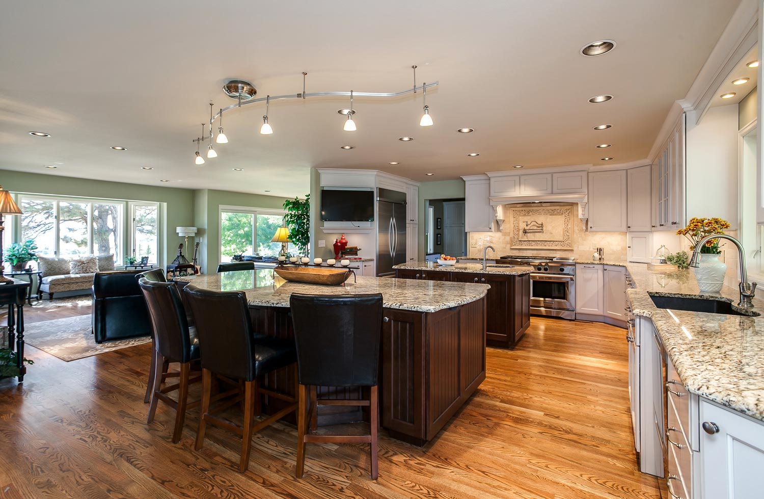gorgeous kitchen great room renovation project in Denver CO