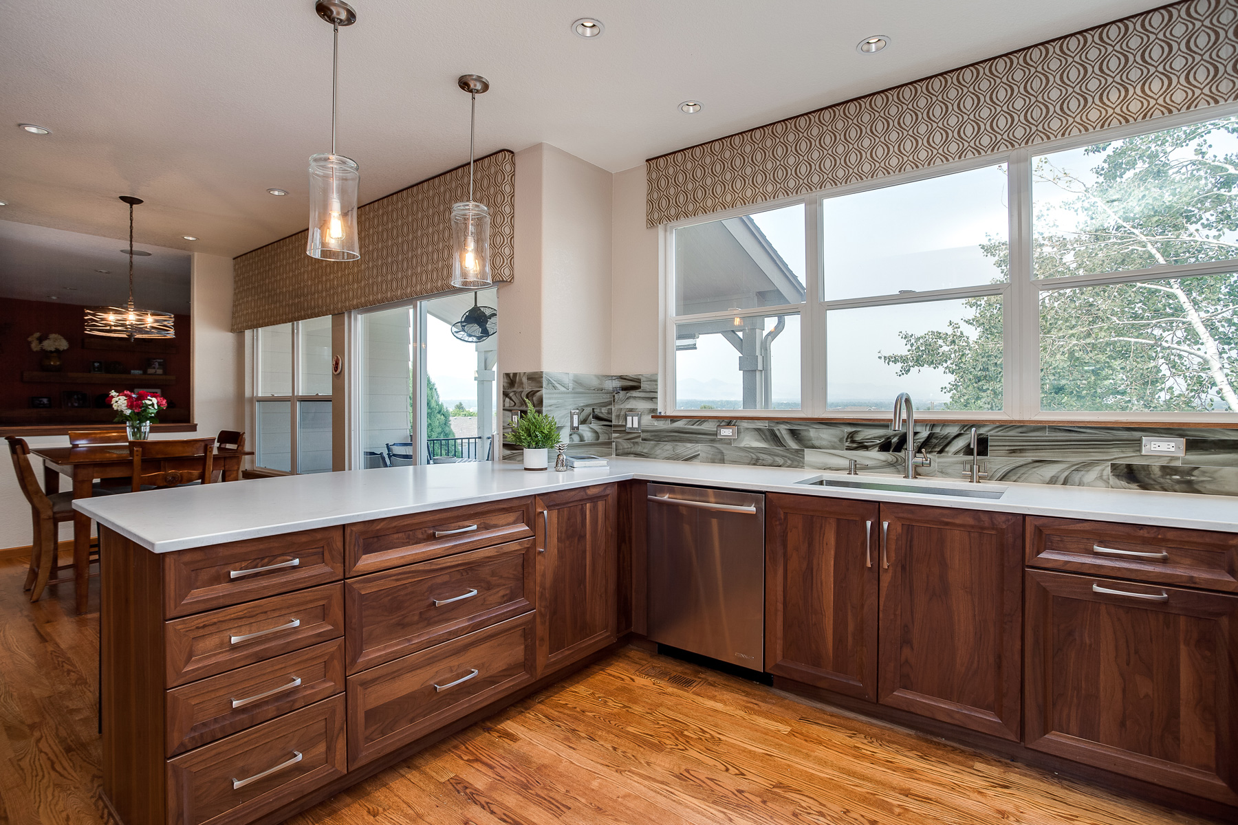 Upgrade Your Kitchen with Stunning White Cabinets and Walnut ...