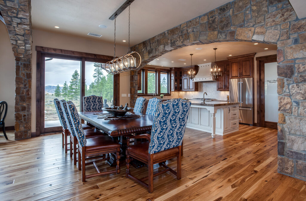 views from this mountain home kitchen remodel in fraser colorado
