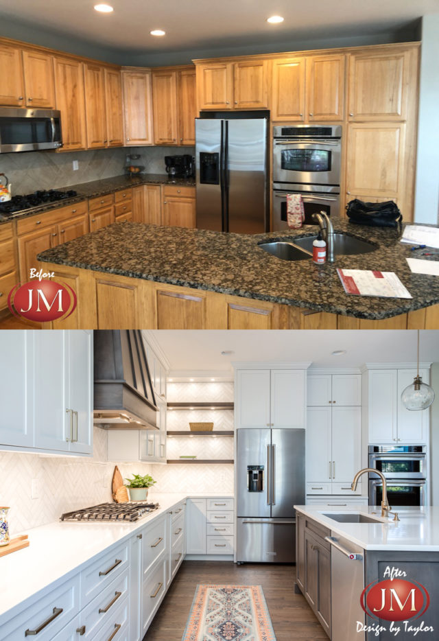 Custom Kitchen Remodel in Highlands Ranch Colorado Before & After