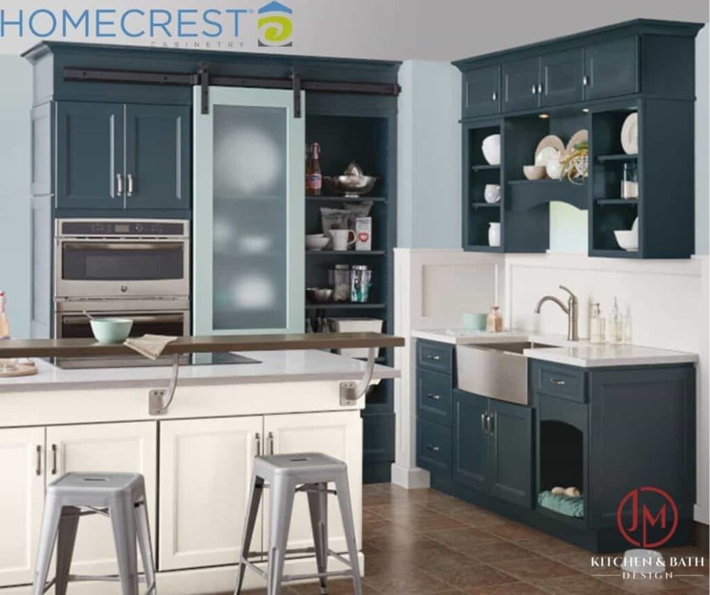 Painted Homecrest Cabinetry