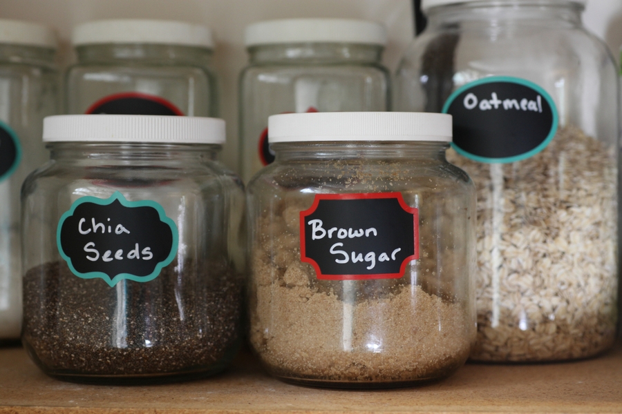 organized pantry konmari style