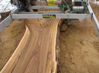 Urban Wood used in cabinets manufactured for JM by Homestead Cabinets